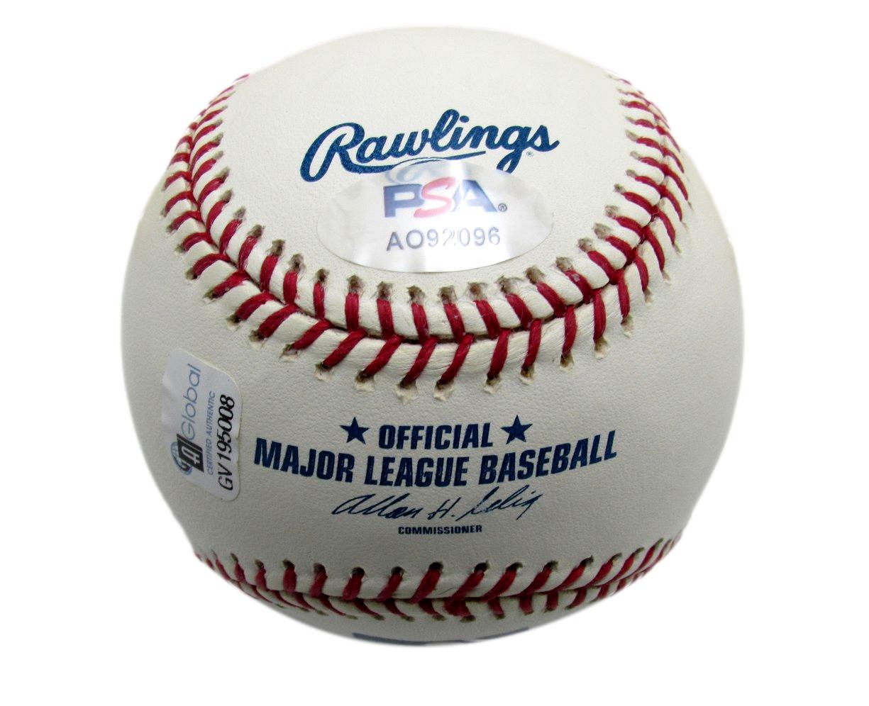 Derek Jeeter HOF Signed/Auto OML Baseball New York Yankees PSA/DNA 194410