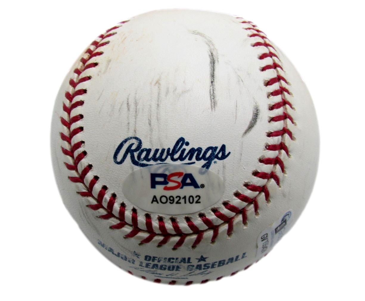 Alex Rodriguez Signed/Auto OML Yankees Commemorative Baseball PSA/DNA 194413
