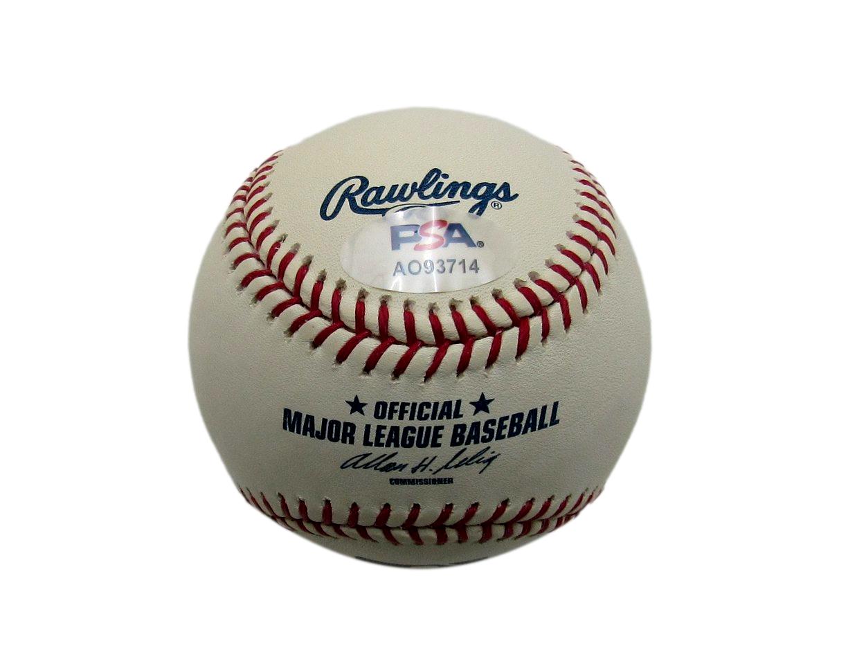 Chase Utley Signed/Autographed OML Baseball Philadelphia Phillies PSA/DNA 194393