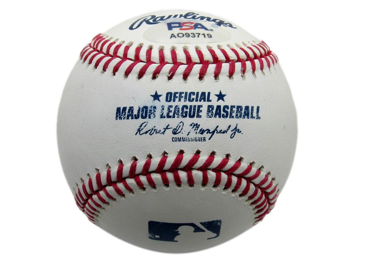 Mike Trout Signed/Autographed OML Baseball Los Angeles Angels PSA/DNA 194395