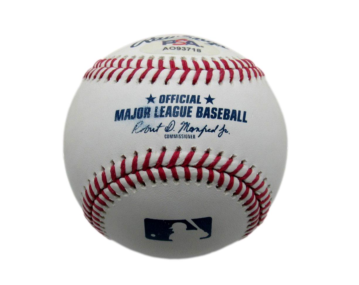Mike Trout Signed/Autographed OML Baseball Los Angeles Angels PSA/DNA 194396