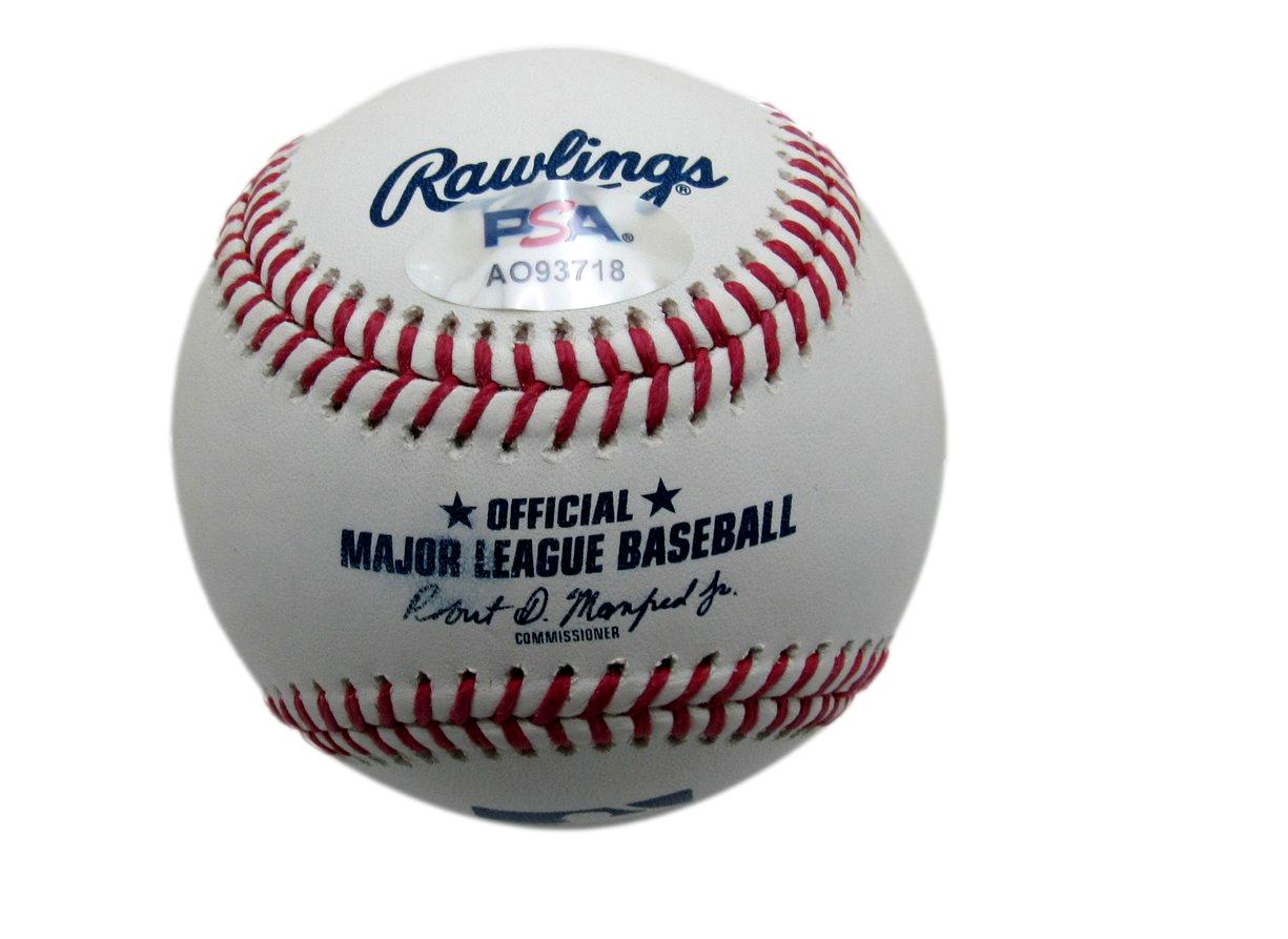 Mike Trout Signed/Autographed OML Baseball Los Angeles Angels PSA/DNA 194396