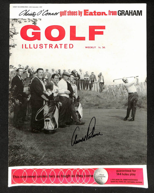 Arnold Palmer Signed/Autographed 9/18/1969 Golf Illustrated Magazine JSA 194968