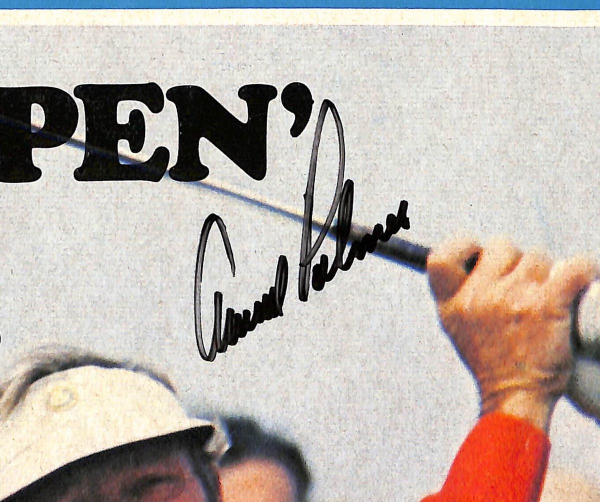 Arnold Palmer Signed/Auto 7/3/1975 Golf Illustrated Magazine Cover JSA 194969