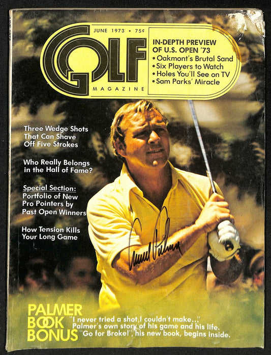 Arnold Palmer Signed/Autographed June 1973 Golf Magazine NOLABEL JSA 194962