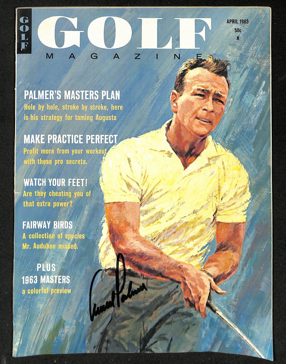 Arnold Palmer Signed/Autographed April 1963 Golf Magazine NOLABEL JSA 194966