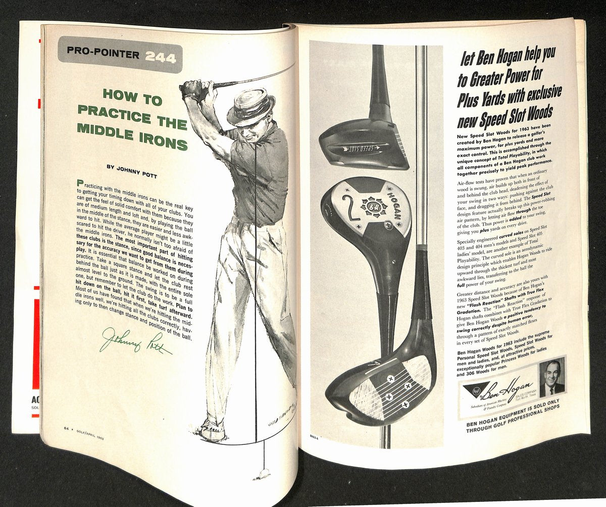 Arnold Palmer Signed/Autographed April 1963 Golf Magazine NOLABEL JSA 194966