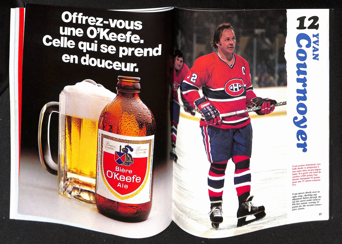 Yvan Cournoyer Signed 1978-79 Montreal Canadiens Media Guide Yearbook JSA 194942
