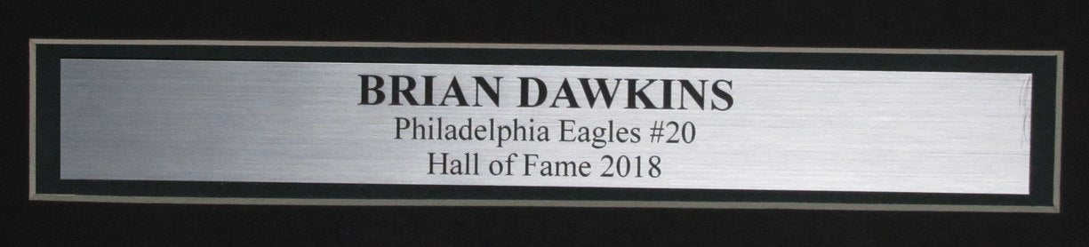 Brian Dawkins HOF Signed 16x20 Photo Philadelphia Eagles Framed PSA/DNA 195525