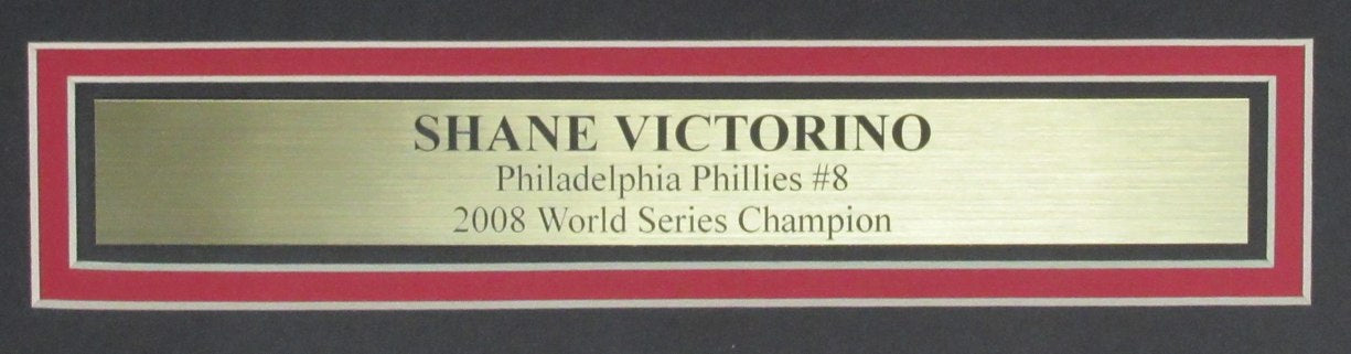 Shane Victorino Signed/Autographed 16x20 Photo Phillies Framed PSA/DNA 195529