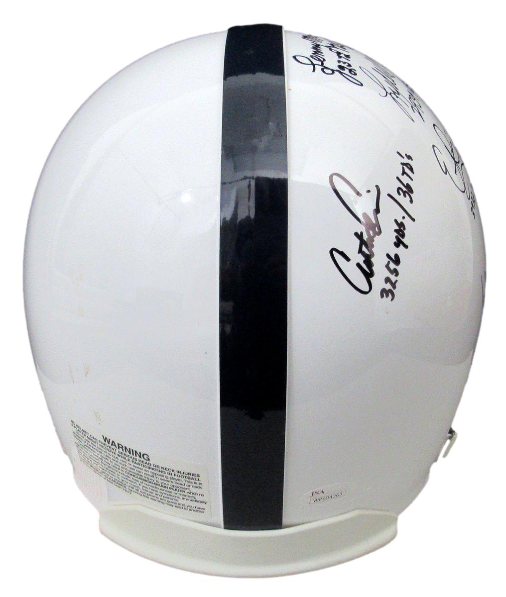Penn State Multi-Signed/Inscr by 8 Full Size Proline Football Helmet JSA 195542