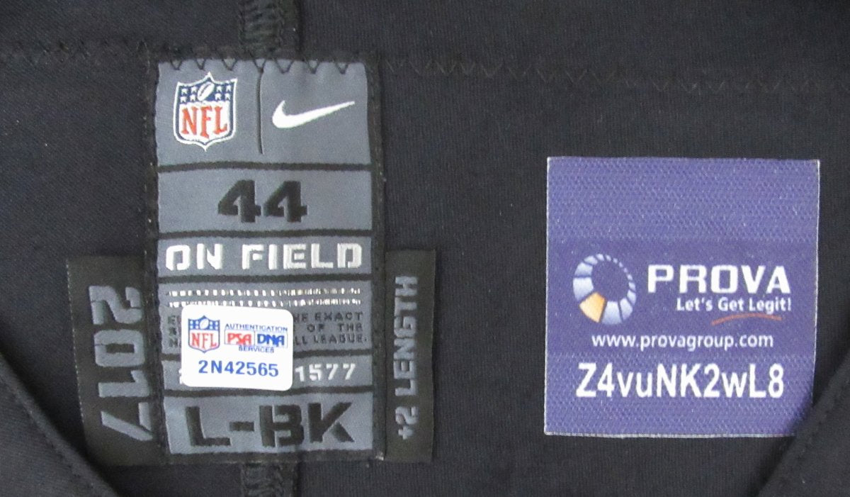 Paul Posluszny Jacksonville Jaguars Game Worn Nike On Field Jersey Prova 195544