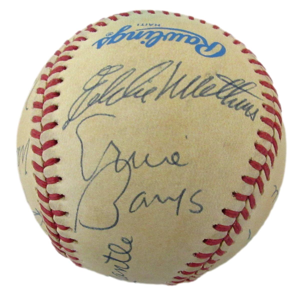 500 Home Run Club Multi Signed by 11 OAL Baseball Mickey Mantle JSA 195548