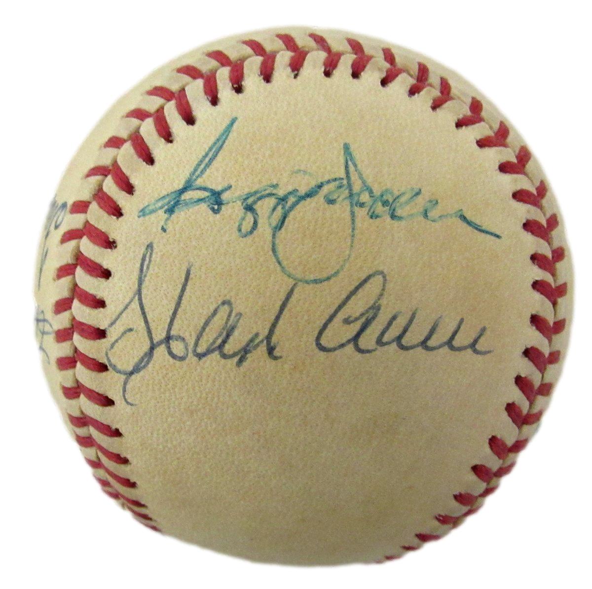500 Home Run Club Multi Signed by 11 OAL Baseball Mickey Mantle JSA 195548