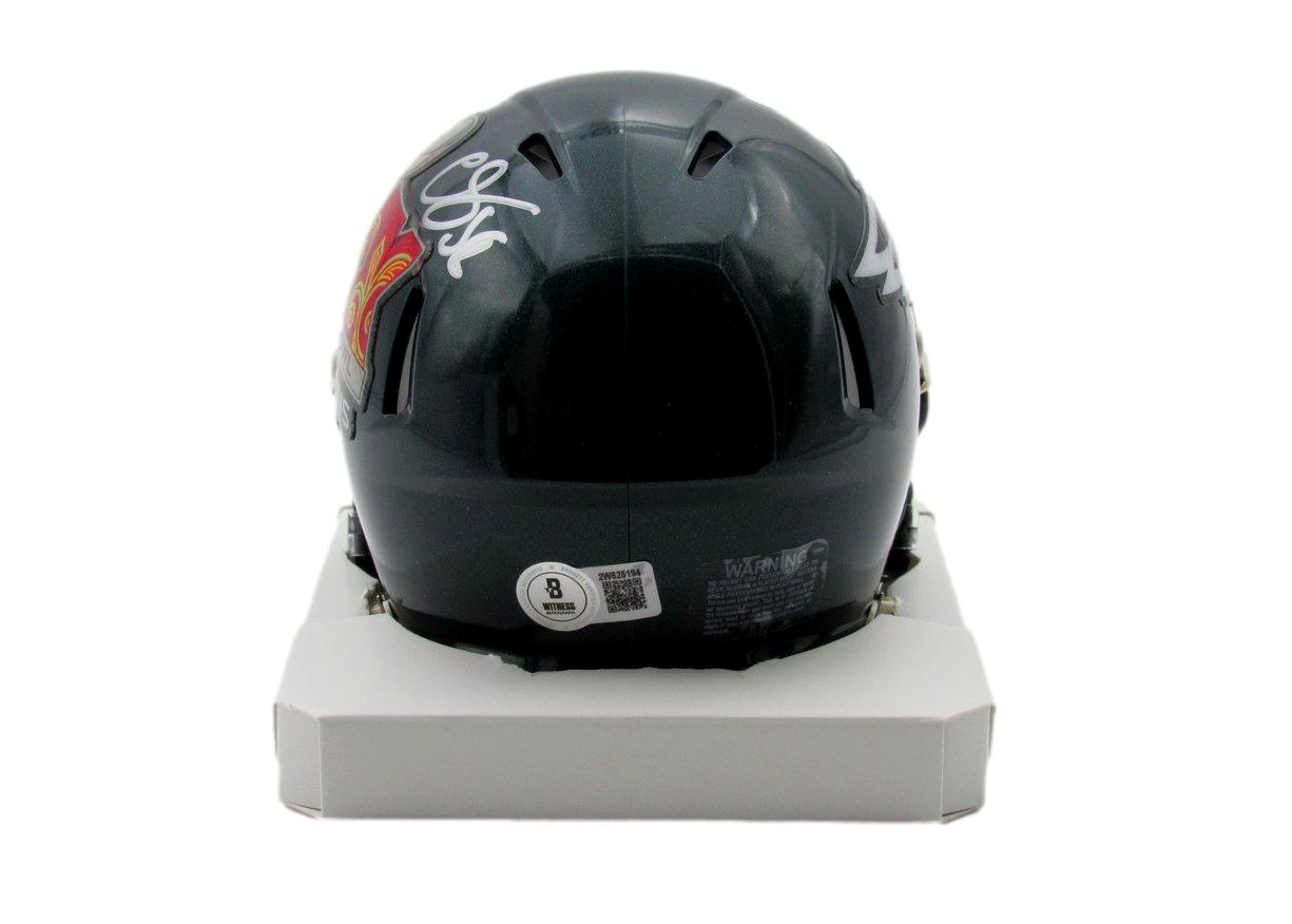 C.J. Gardner-Johnson Signed Super Bowl LIX Champions Mini Helmet Eagles BAS