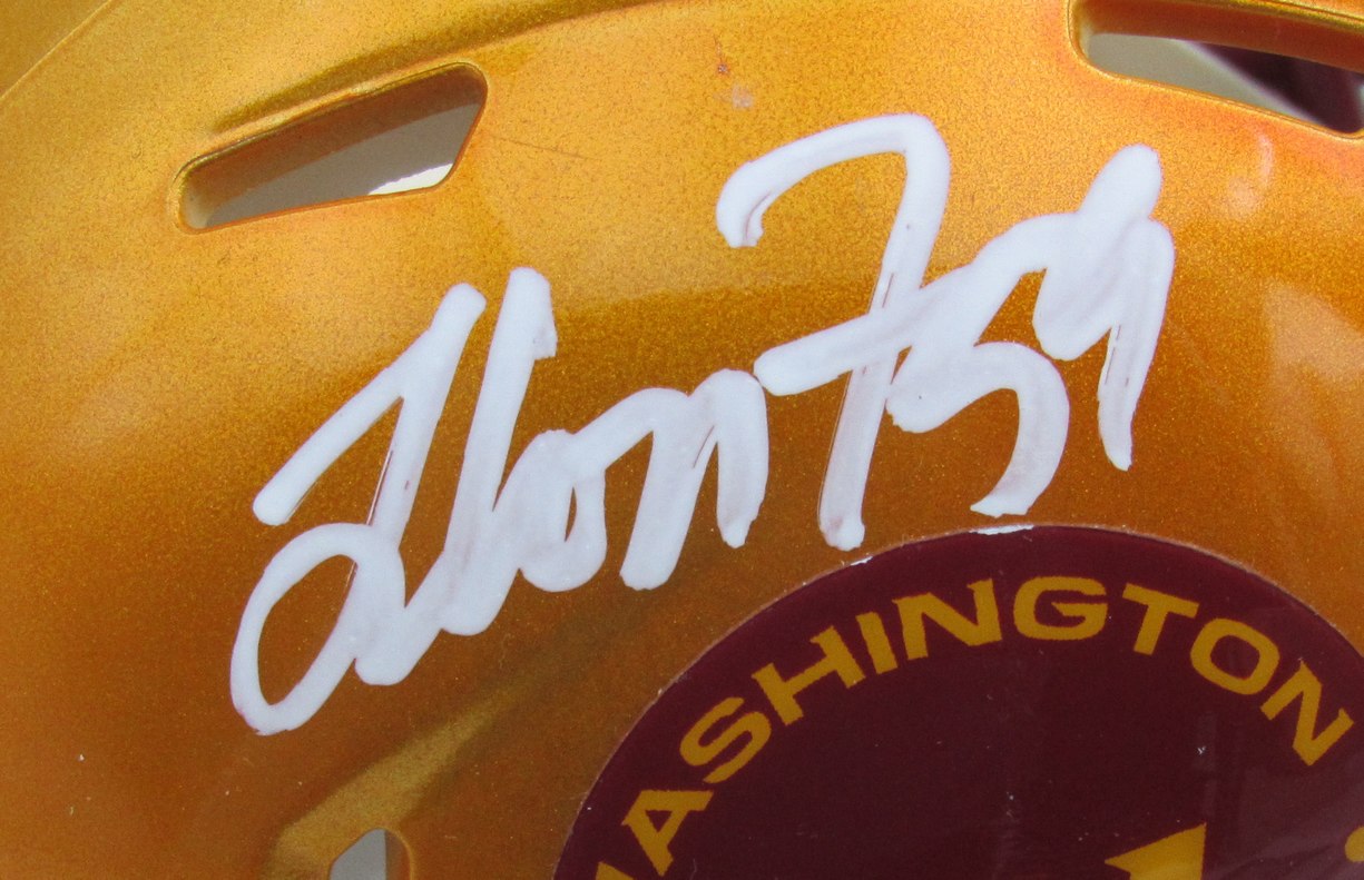 London Fletcher Signed/Autographed Flash Mini Helmet Commanders JSA 194006