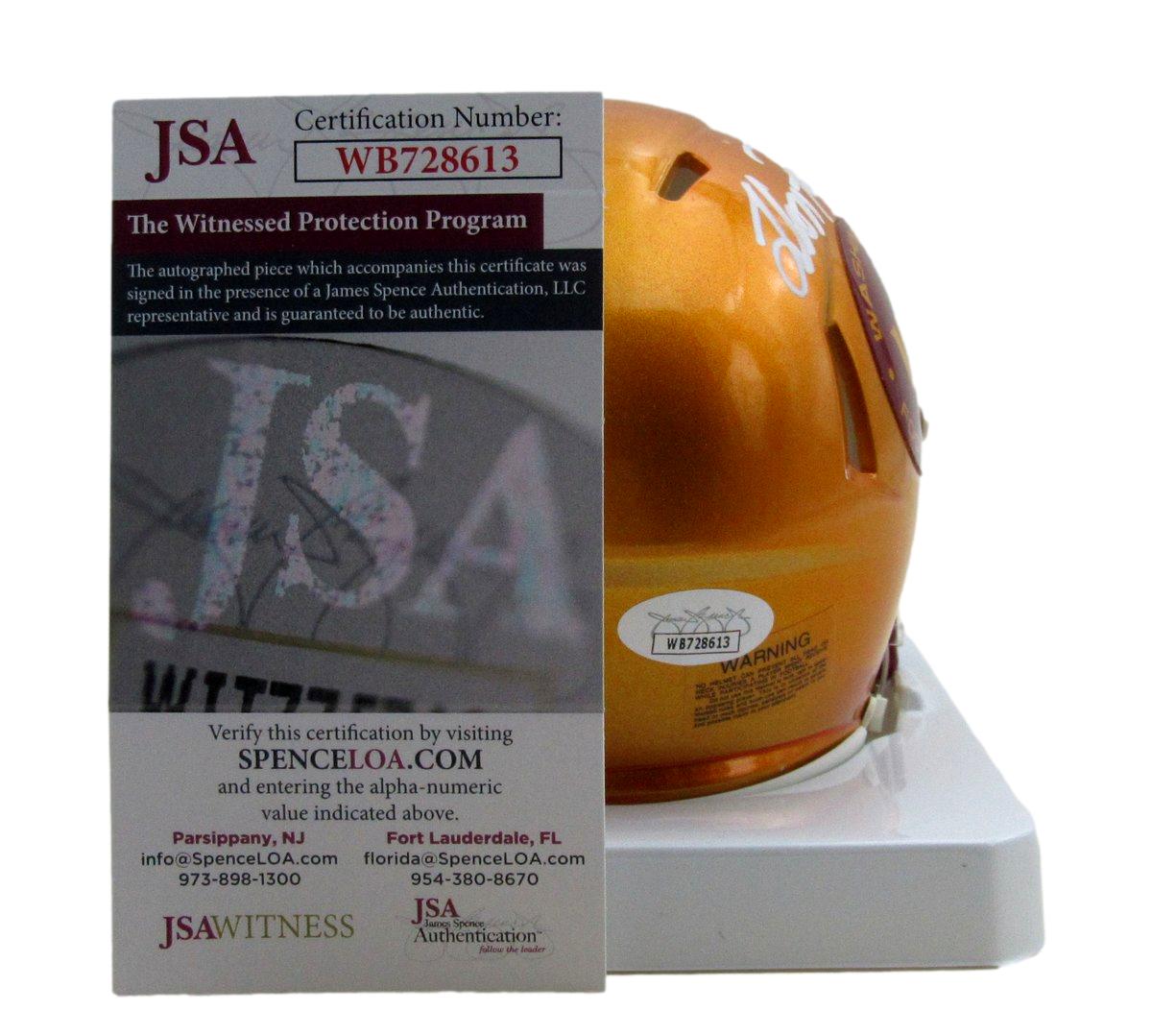 London Fletcher Signed/Autographed Flash Mini Helmet Commanders JSA 194006