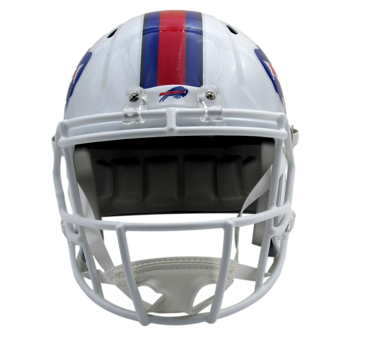 Frank Reich Signed/Inscr Speed Full Size Replica Helmet Buffalo Bills JSA 194012