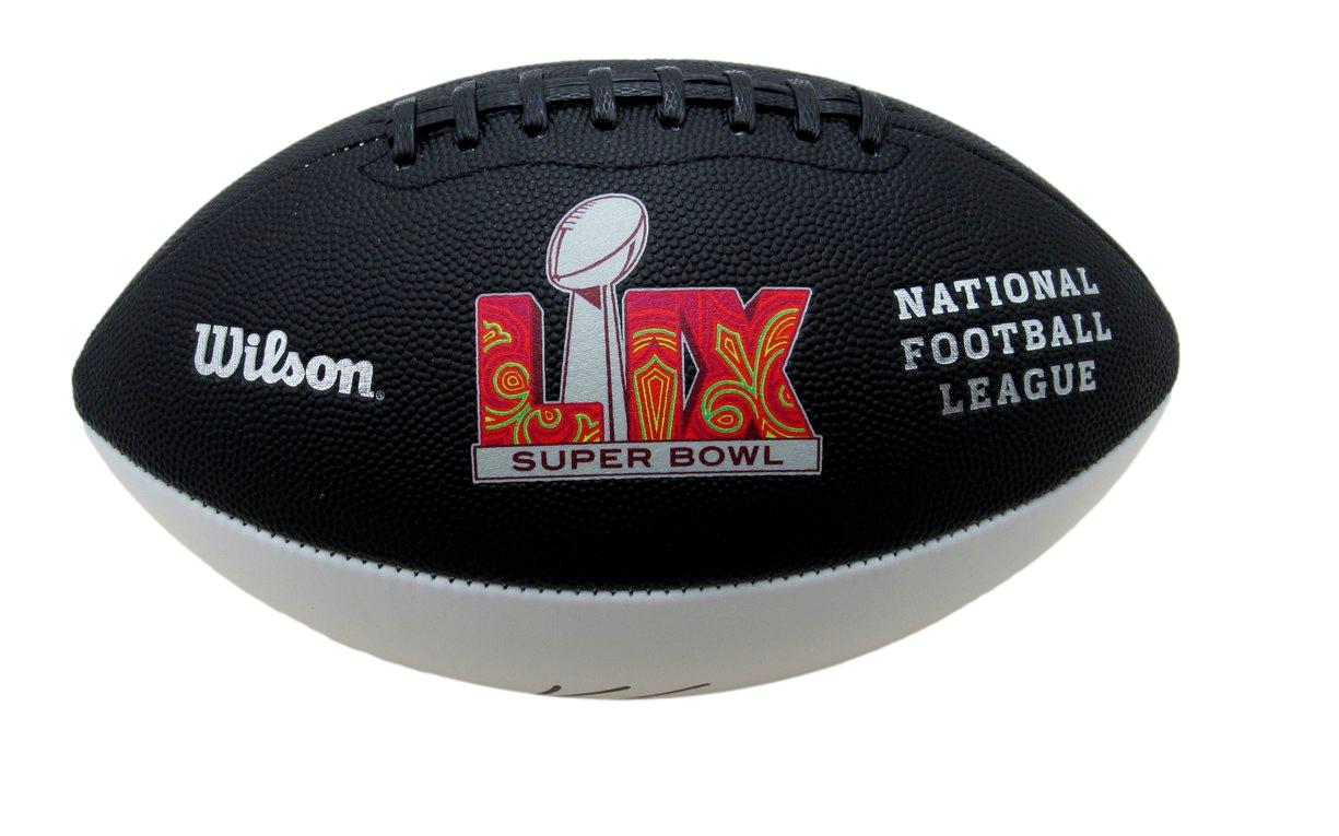 Kenny Gainwell Signed/Auto Super Bowl LIX Logo Football Eagles Beckett 193564