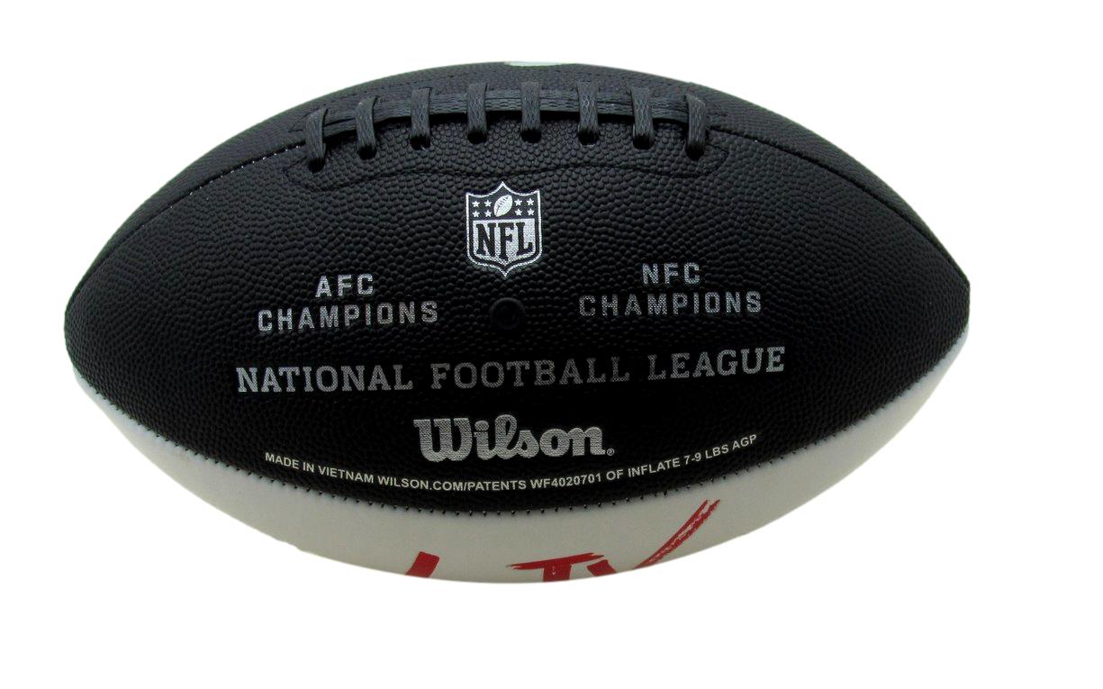 Nakobe Dean Signed/Auto Super Bowl LIX Logo Football Eagles PSA/DNA 193565