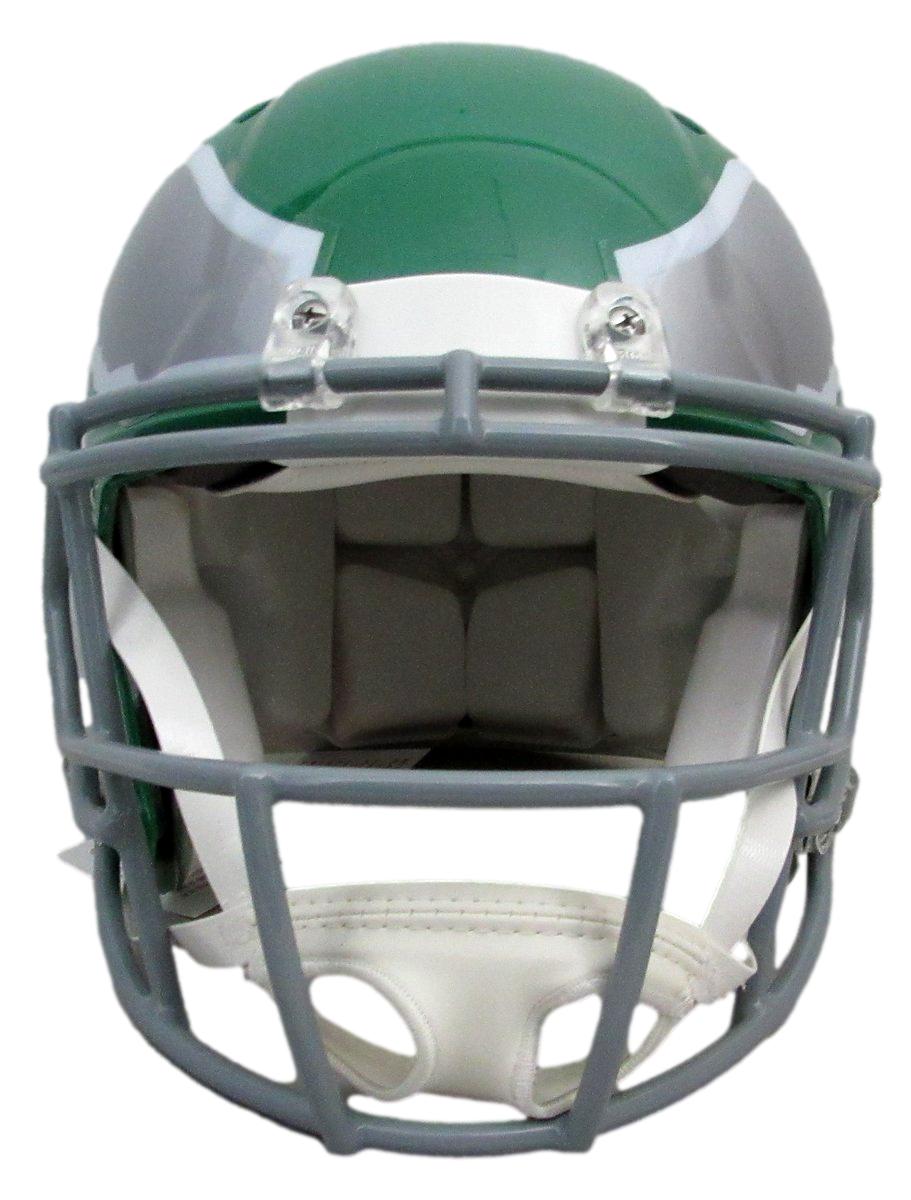 Saquon Barkley Signed Kelly-green Full Size Authentic Helmet Eagles PSA 195216