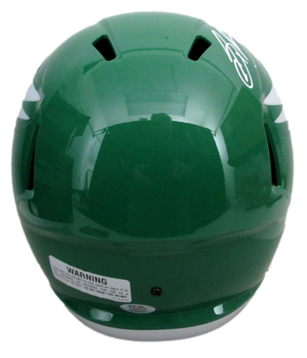 Saquon Barkley Signed Kelly-green Full Size Replica Helmet Eagles PSA 195219