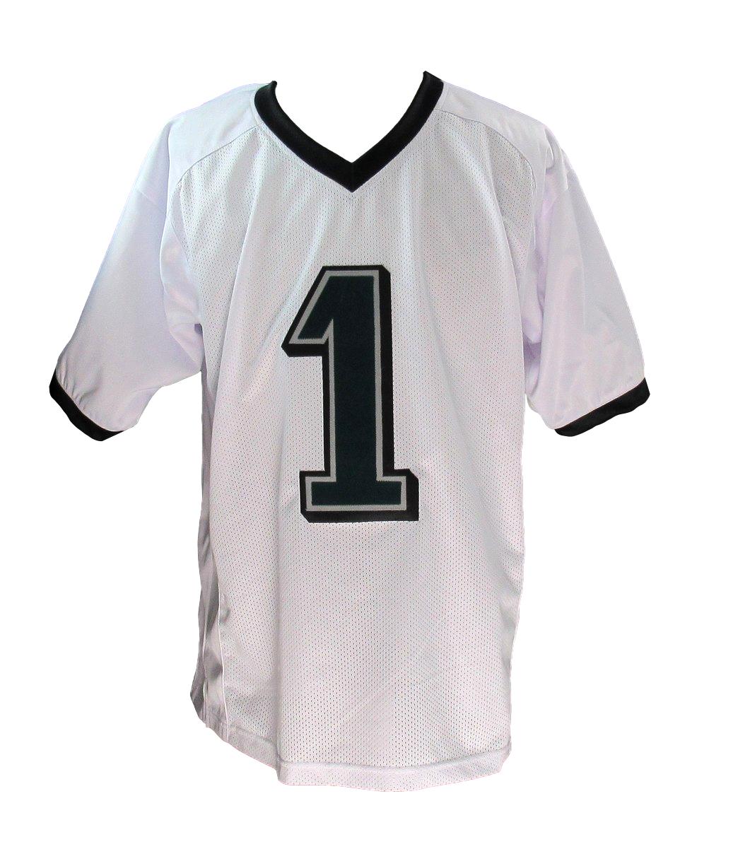 Dom DiSandro Signed/Auto White Custom Football Jersey Eagles Beckett 192785