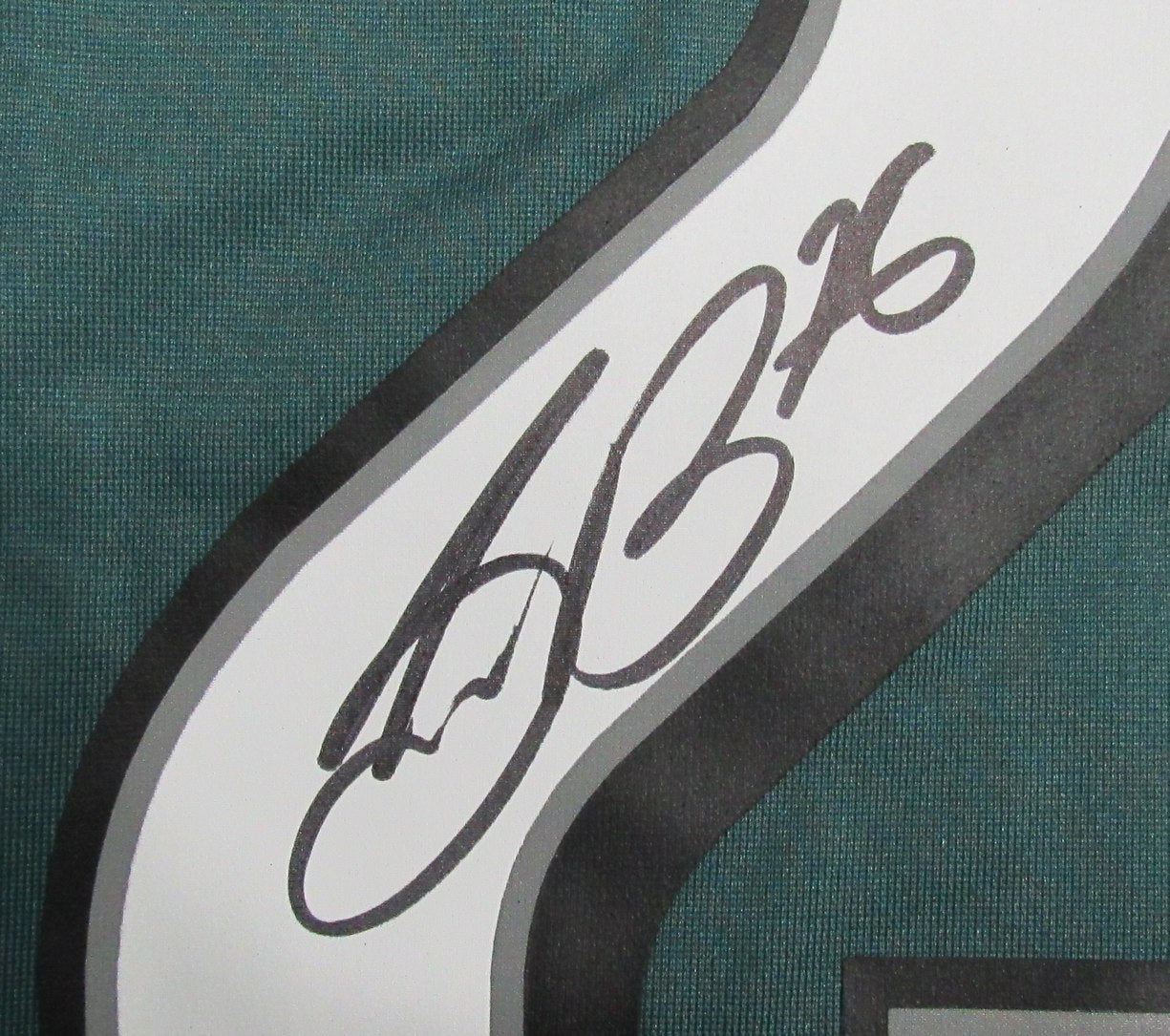 Saquon Barkley Signed/Autographed Green Nike Football Jersey Eagles PSA 192799