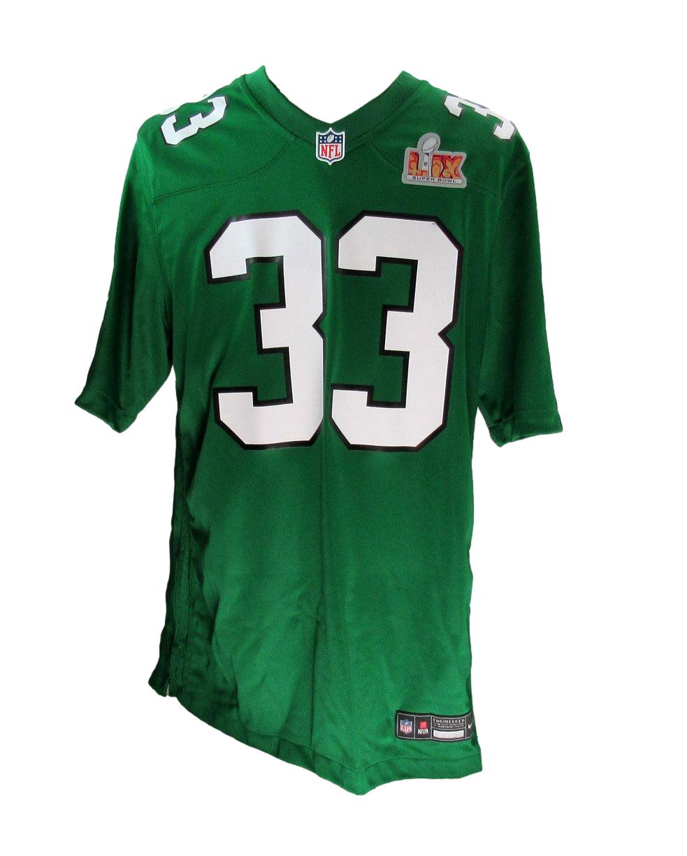 Cooper DeJean Signed Kelly Nike SB LIX Football Jersey Eagles Fanatics 192813