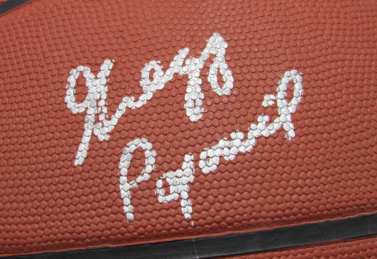 Gregg Popovich HOF San Antonio Spurs Signed Spalding NBA Basketball PSA 195248