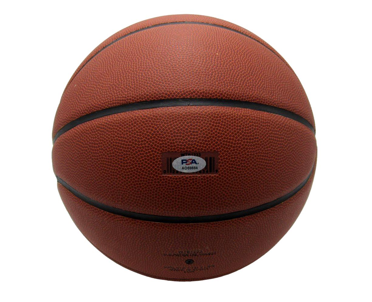 Bobby Slick Leonard HOF Indiana Hoosiers Signed/Inscr NCAA Basketball PSA 195246