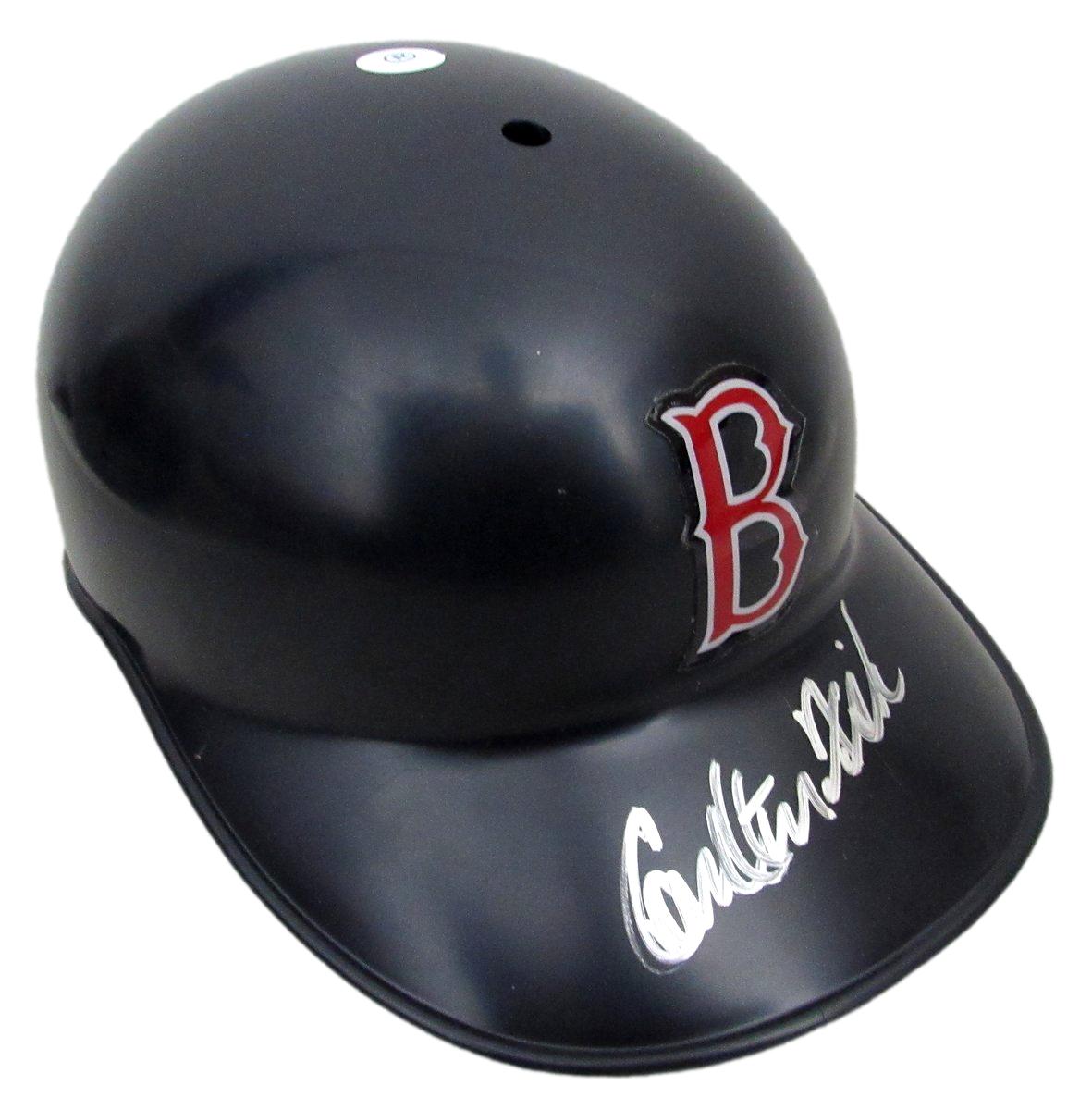 Carlton Fisk HOF Signed Full Size Authentic Batting Helmet Red Sox PSA 192839