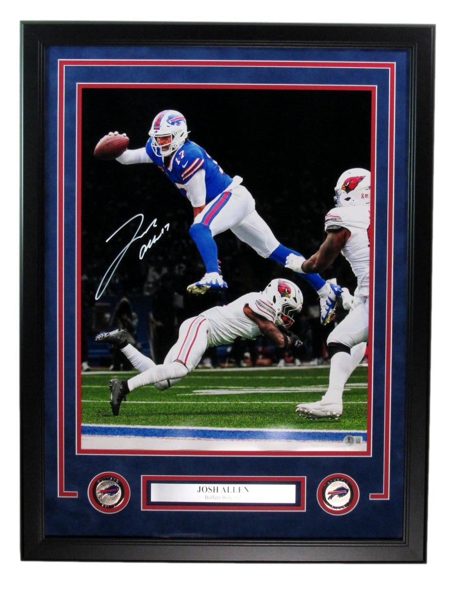 Josh Allen Signed/Autographed 16x20 Photo Buffalo Bills Framed Beckett 192821