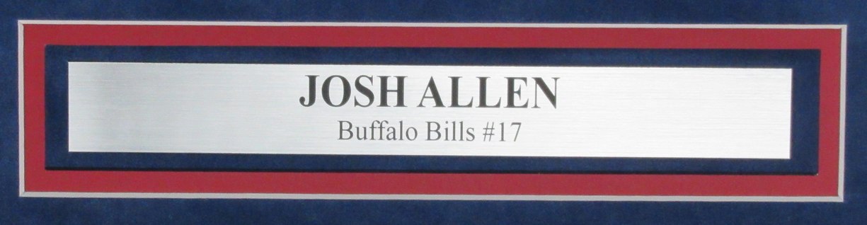 Josh Allen Signed/Autographed 16x20 Photo Buffalo Bills Framed Beckett 192821