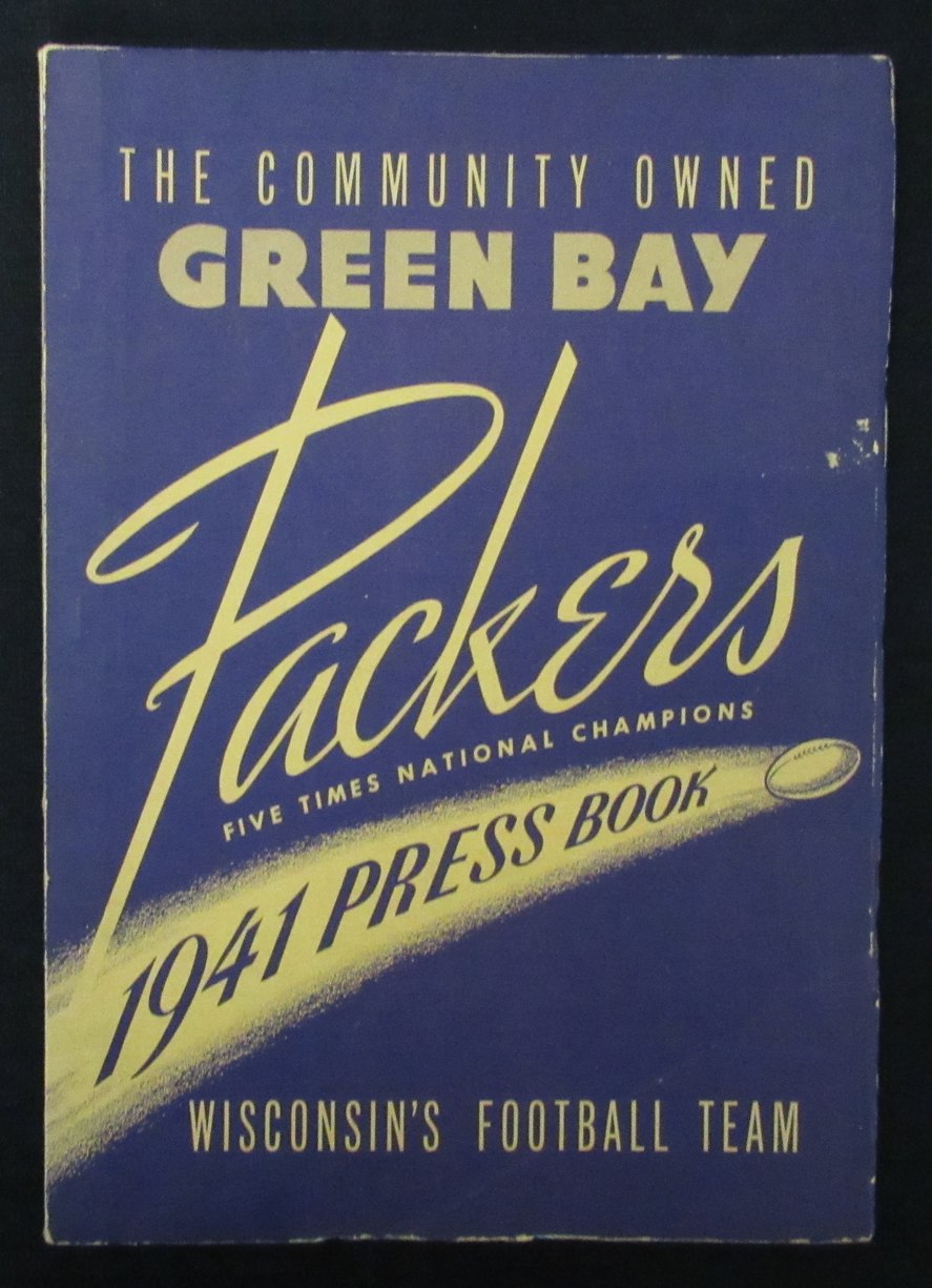 Vintage 1941 Green Bay Packers Press/Media Guide RARE 195270