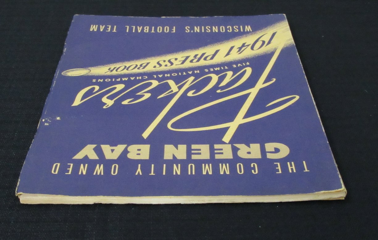Vintage 1941 Green Bay Packers Press/Media Guide RARE 195270
