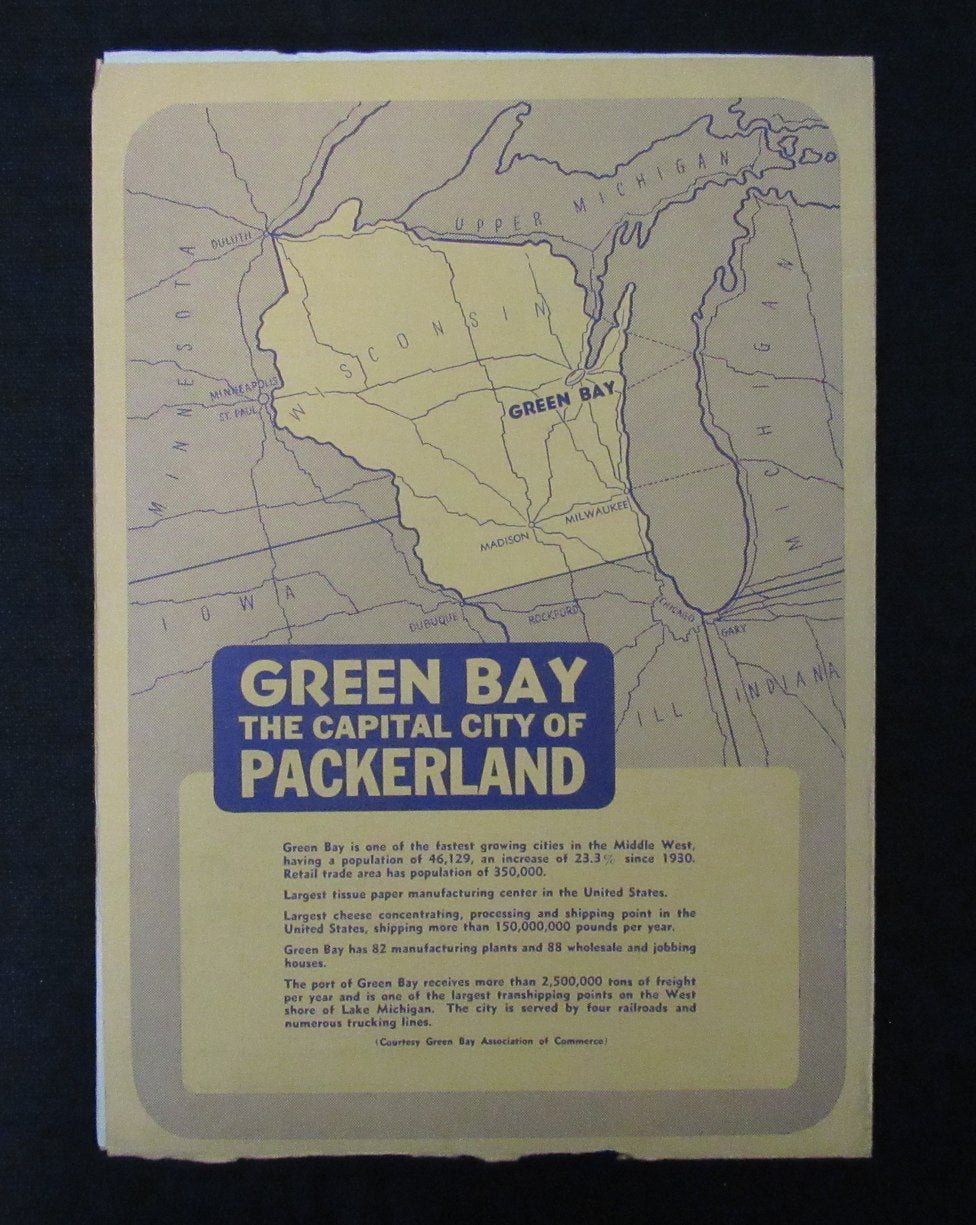 Vintage 1941 Green Bay Packers Press/Media Guide RARE 195270