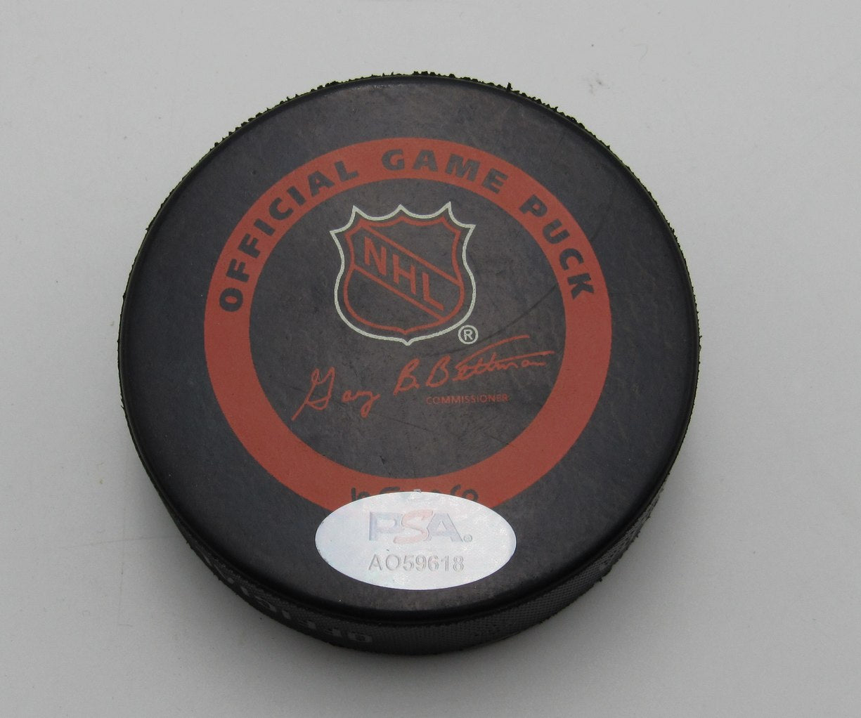 Ray Bourque/Bobby Orr HOF Dual-Signed Bruins Official Game Hockey Puck PSA