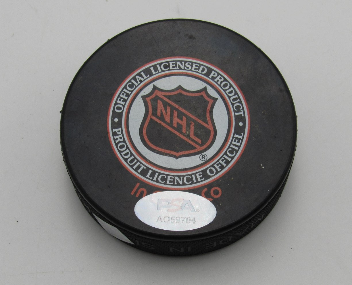 Brendan Shanahan HOF Signed 2002 Cup Championship Hockey Puck PSA 194248