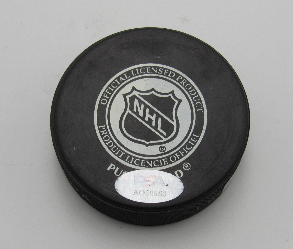 Martin Brodeur HOF Signed 2003 Stanley Cup Champions Hockey Puck PSA 194251