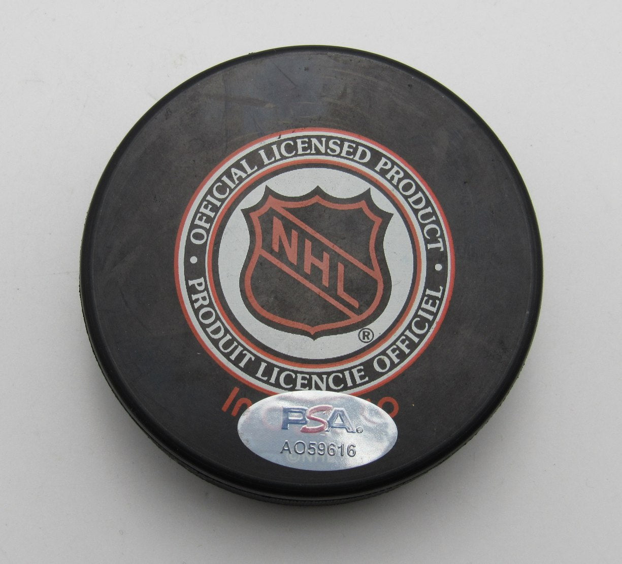Phil Esposito HOF Signed Boston Bruins 75th Anniversary Hockey Puck PSA 194263
