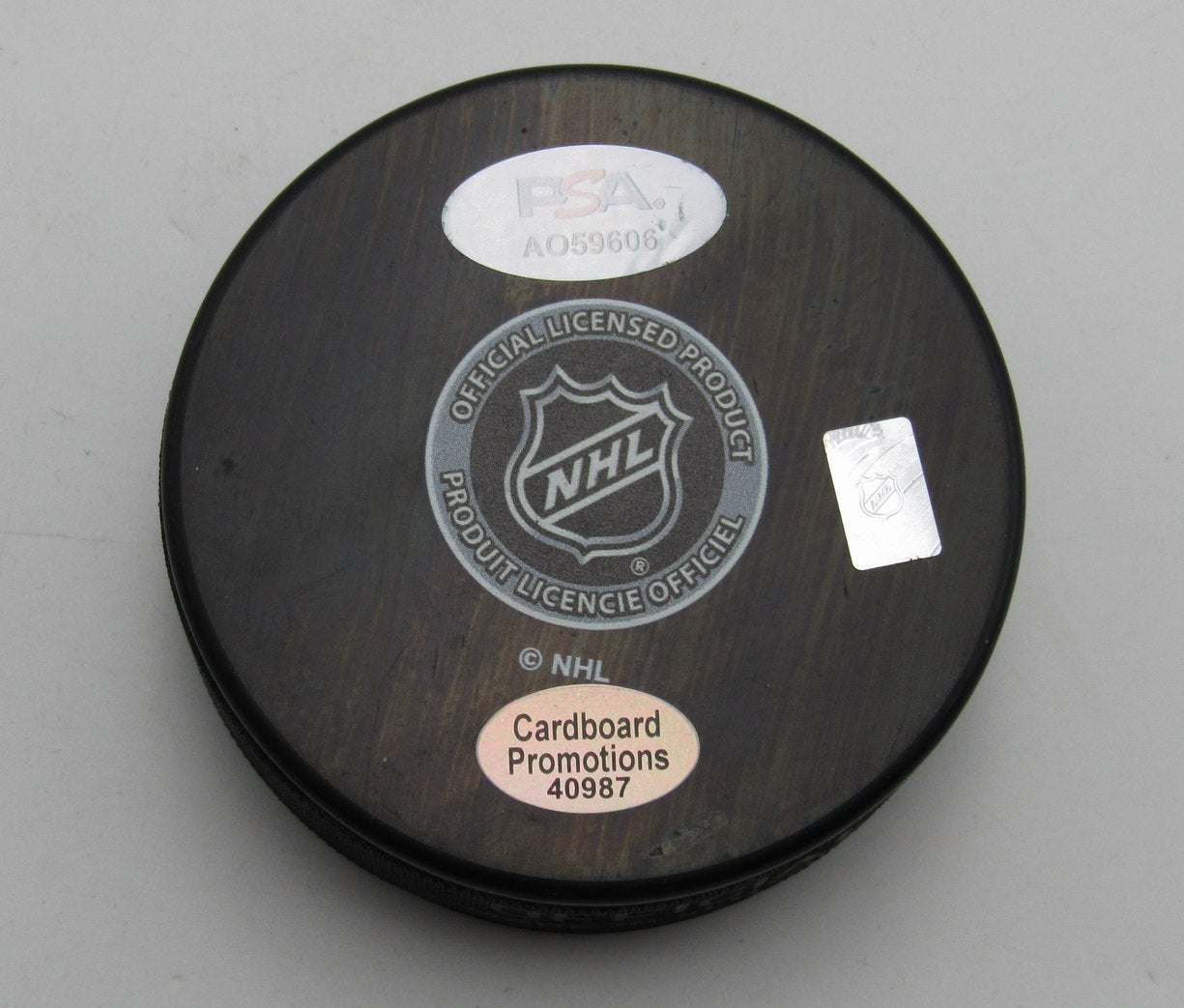 Mike Krushelnyski Signed/Inscribed Edmonton Oilers Hockey Puck PSA 194269