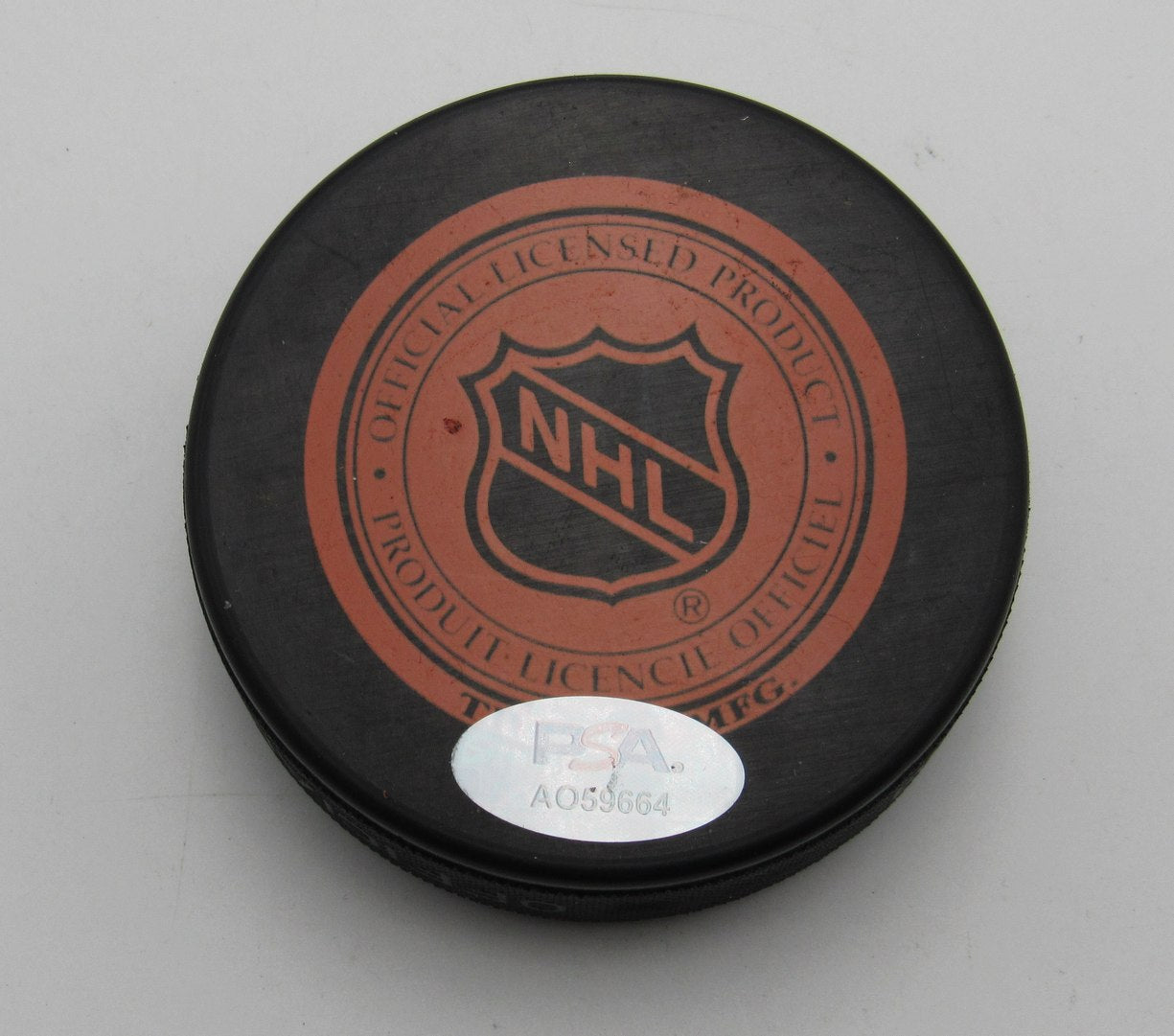 Guy Lafleur HOF Signed Quebec Nordiques Official Game Hockey Puck PSA 194282