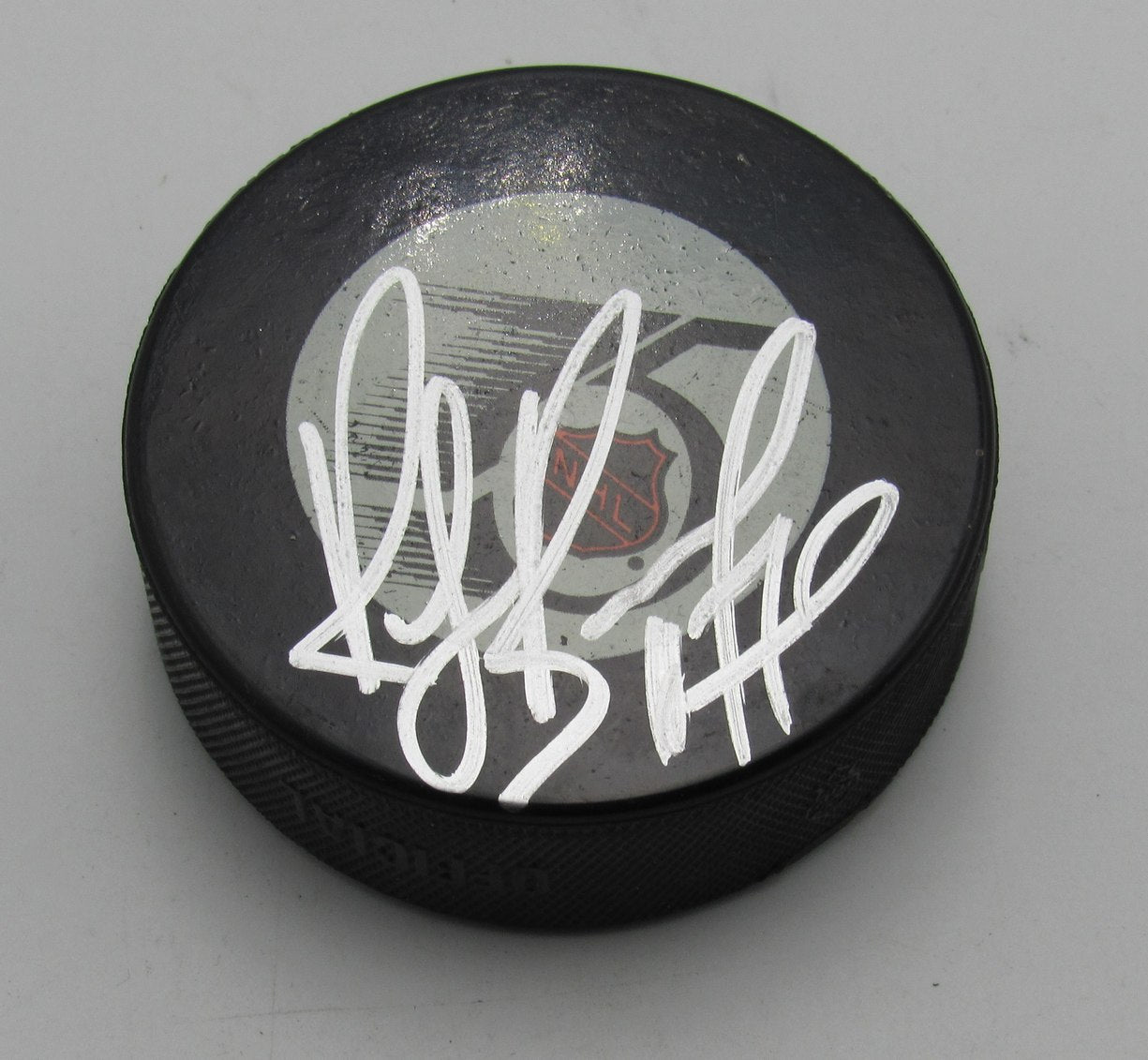 Ray Bourque HOF Signed/Auto NHL 75 Official Game Hockey Puck Bruins PSA 194312