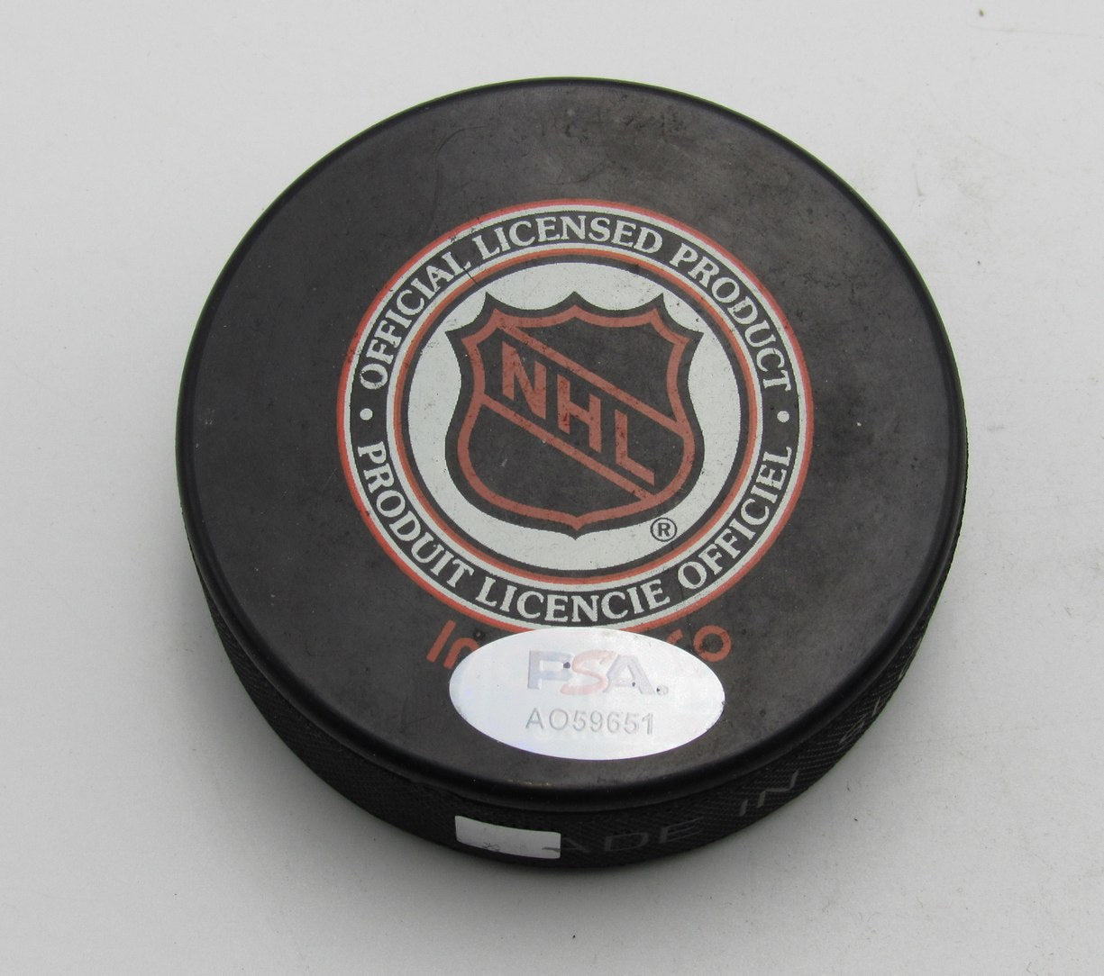 Martin Brodeur HOF Signed 1995 Stanley Cup Championship Hockey Puck PSA 194313
