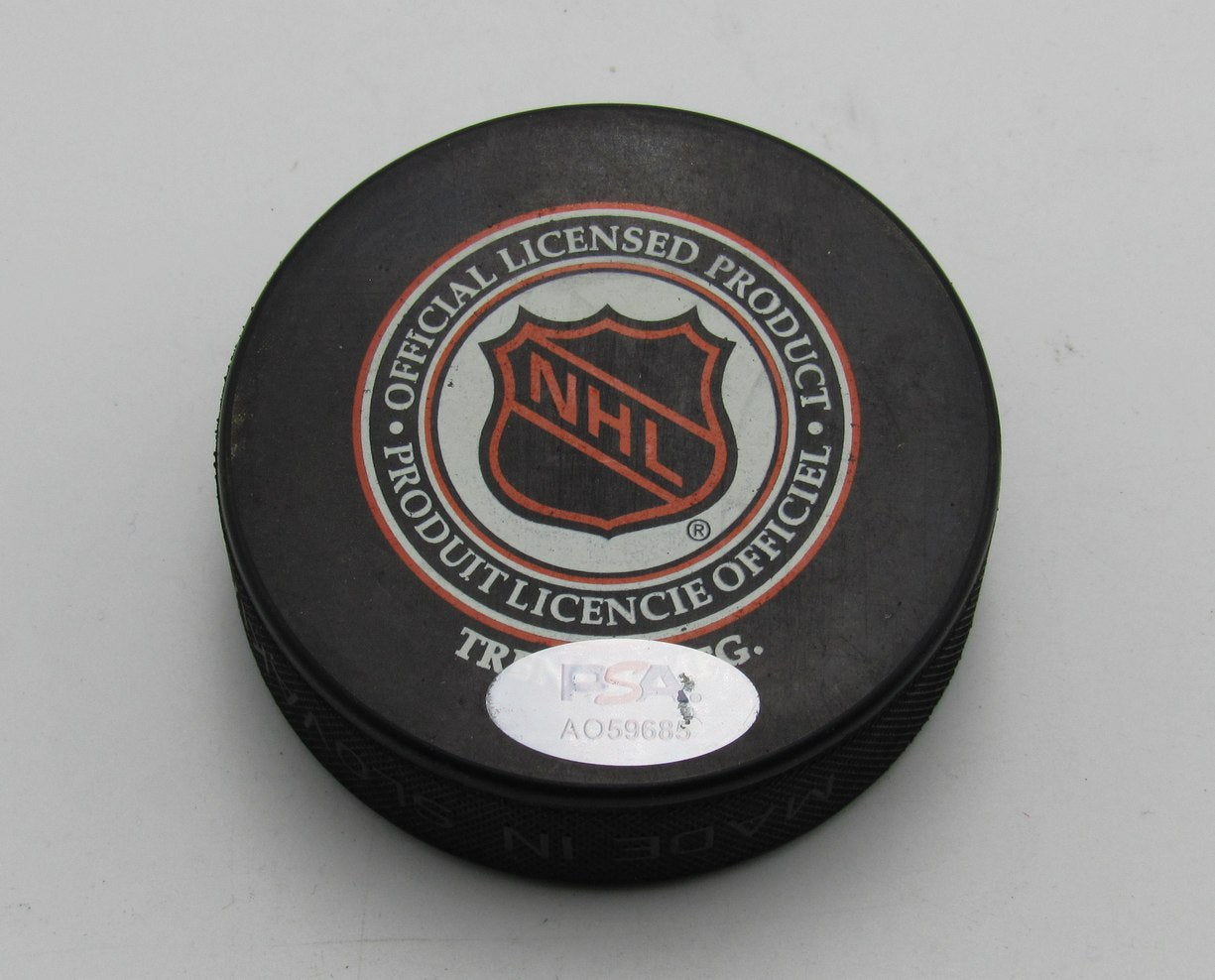 Ray Bourque HOF Signed/Auto 1996 All Star Hockey Puck Boston Bruins PSA 194315