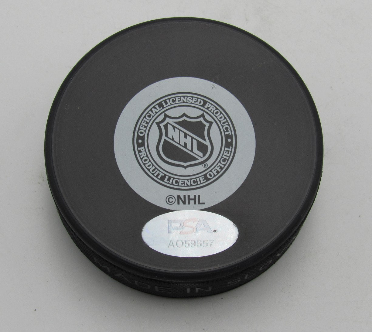 Gilles Marotte Signed/Autographed Boston Bruins Hockey Puck PSA 194319