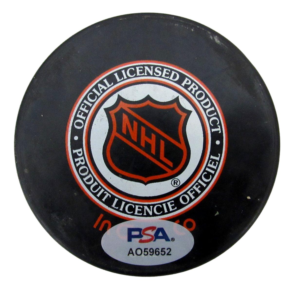 Martin Brodeur HOF Signed/Autographed New Jersey Devils Hockey Puck PSA 194255