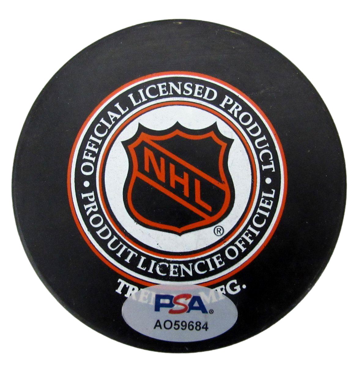 Ray Bourque HOF Signed/Auto 1996 All Star Hockey Puck Boston Bruins PSA 194258