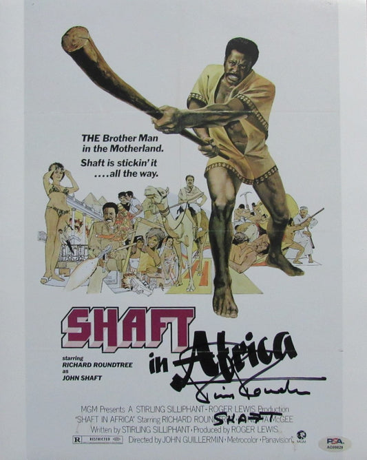 Richard Roundtree Signed/Inscribed 11x14 Movie Poster "Shaft" PSA 195265